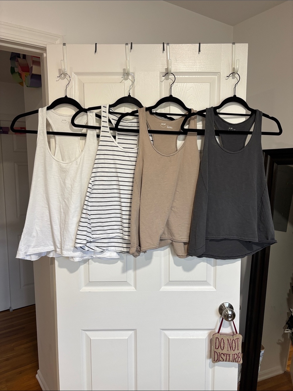 4 Aerie Racer Back Flowy Tank Tops Size: XS, S, S, S
